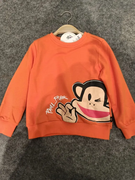 清仓儿童男童女童大某猴套头圆领卫衣特价