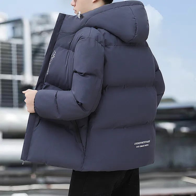 冬季男士加厚棉衣2024新款时尚运动棉袄休闲潮流宽松保暖连帽棉服