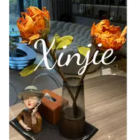 掬涵向日葵艺术仿真花干花橱窗装饰摆件假花花束花艺拍摄布景【荐】