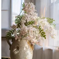 掬涵①仿真花槐蕊客厅摆放装饰餐桌搭配花艺高档摆件装饰花婚礼