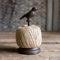 【七呀】铸铁麻绳架猫咪小鸟缝纫机装饰摆件复古杂货花园庭院阳台