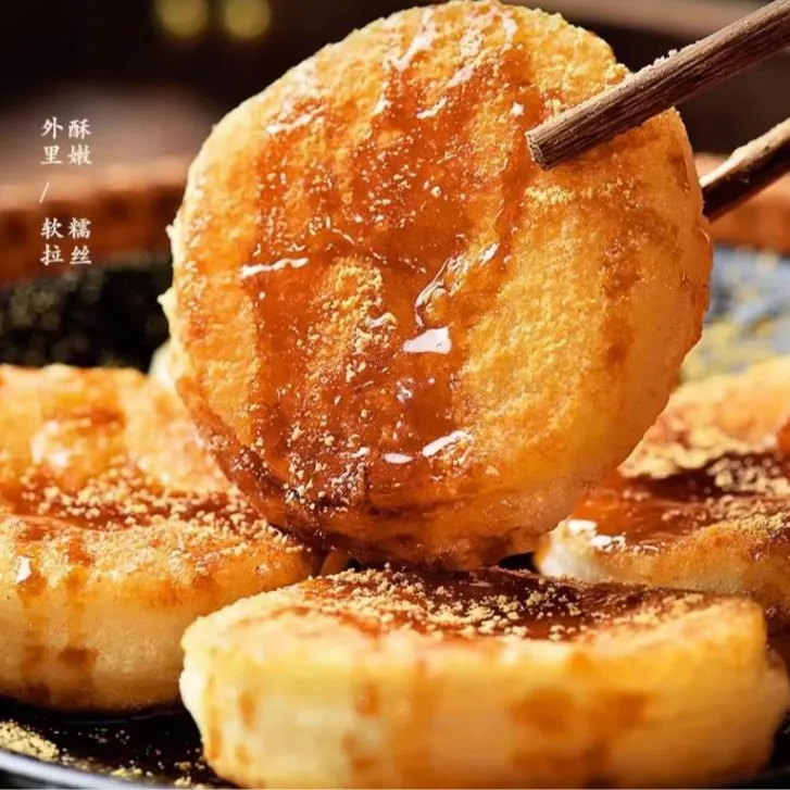 手工糍粑【送红糖豆粉10】农家玉米糯米高粱糍粑湖南特产红糖软糯