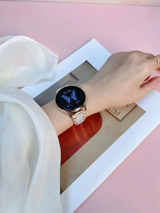 【轻奢智能女表】女士智能手表蓝牙通话支付多功能心率血糖监测运动