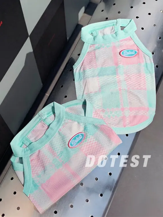 Dotest冰丝宠物防晒凉凉衣猫狗吊带蜜瓜桃桃背心夏季冰凉降温薄款