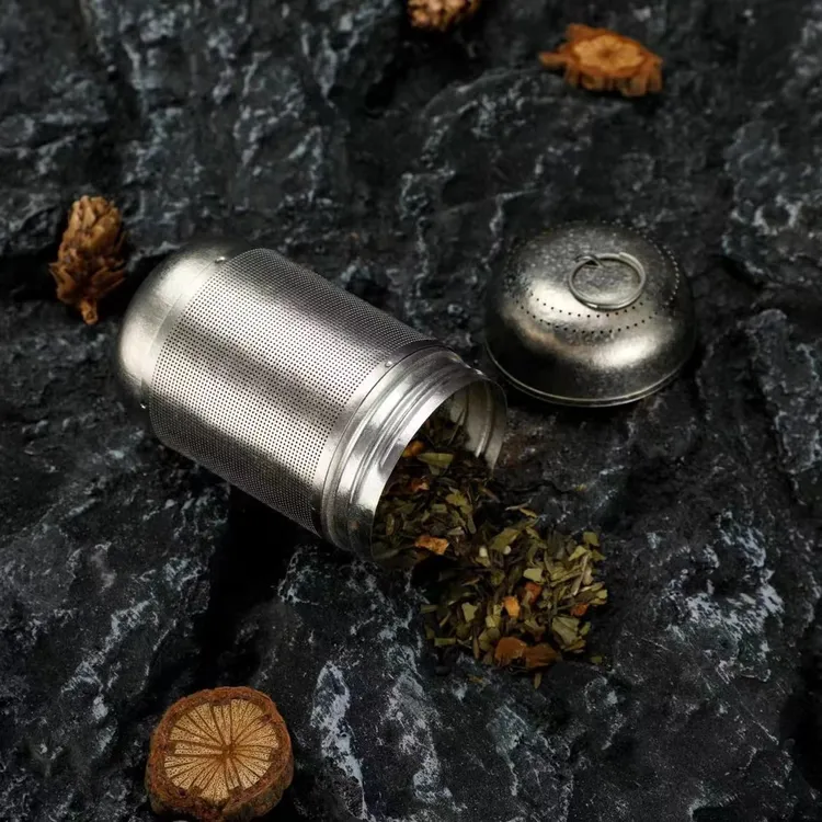纯钛茶仓过滤器纯钛茶叶蛋螺纹口茶水隔离器