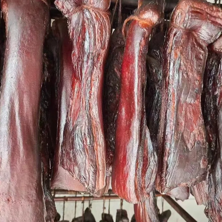 柏树烟熏腊味《猪脚 香肠 排骨 舌头 耳朵》特殊链接直播间现场选购