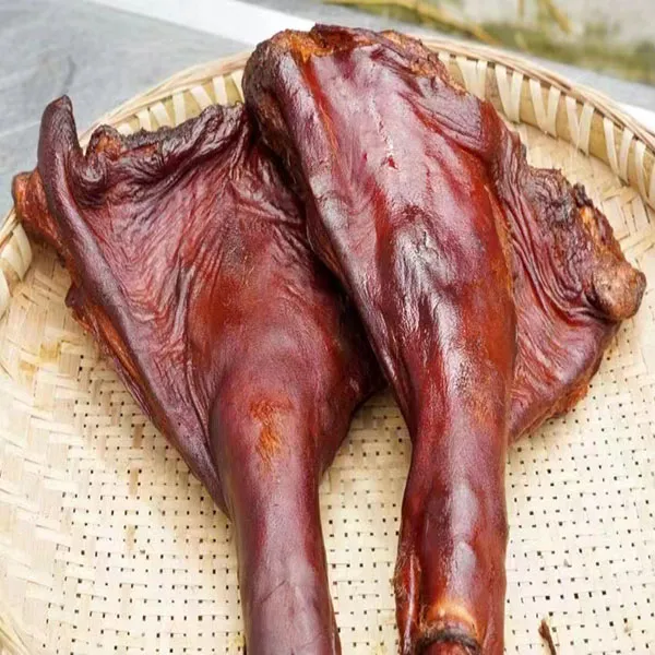 祥林川味柴火柏树烟熏腊猪脚3斤腌制美味传统香味食用熏制