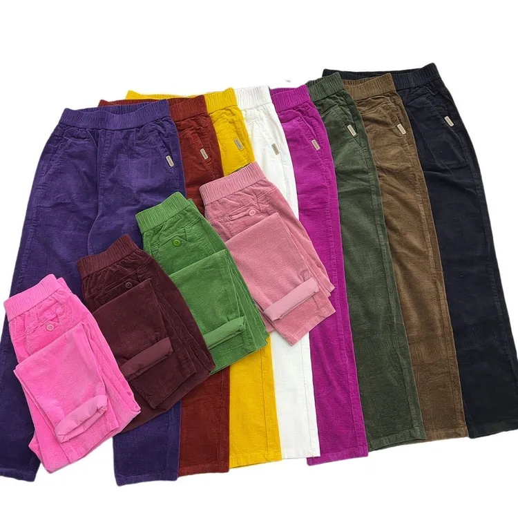 条绒洋气哈伦春秋新款萝卜裤灯芯绒显瘦舒适百搭休闲高腰秋冬女裤