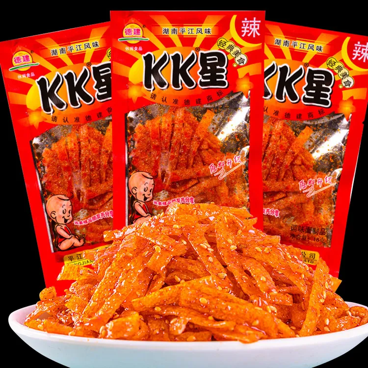 湖南KK星辣条麻辣怀旧8090后学生怀旧小吃麻辣零食休闲食品小包装