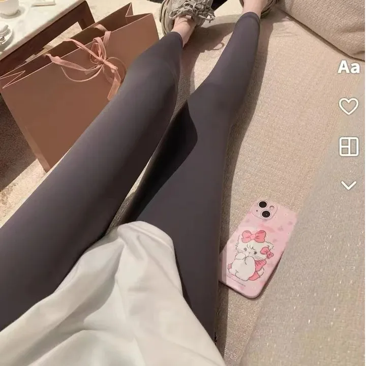 徐靖靖【鲨鱼裤】瑜伽打底裤女外穿芭比裤高腰收腹提臀新爆款230229