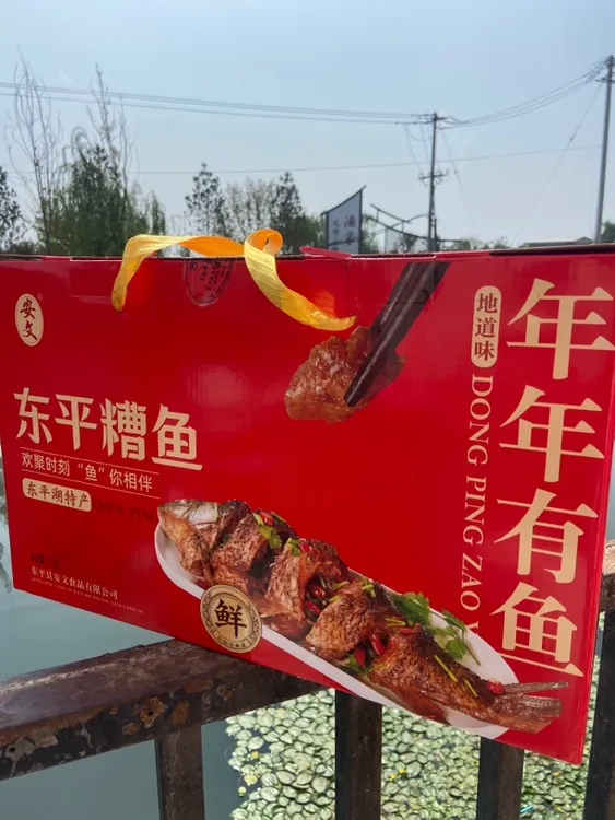 东平糟鱼礼盒香酥鱼块东平湖特产3袋鲫鱼一袋整条鲢鱼礼盒装包邮