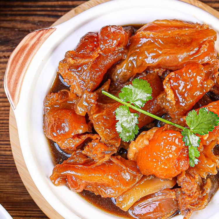 云满川筋头巴脑牛肉筋熟食火锅食材团购加热即食速食下酒火锅牛筋