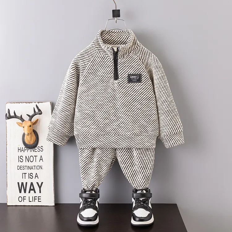 童装男童套装春款2024新款帅气时髦男孩炸街衣服儿童春秋两件套潮