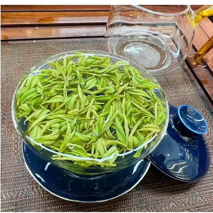 2025春茶新茶T49明前安吉高山白茶浓香甘甜绿茶125克-500克装罐装