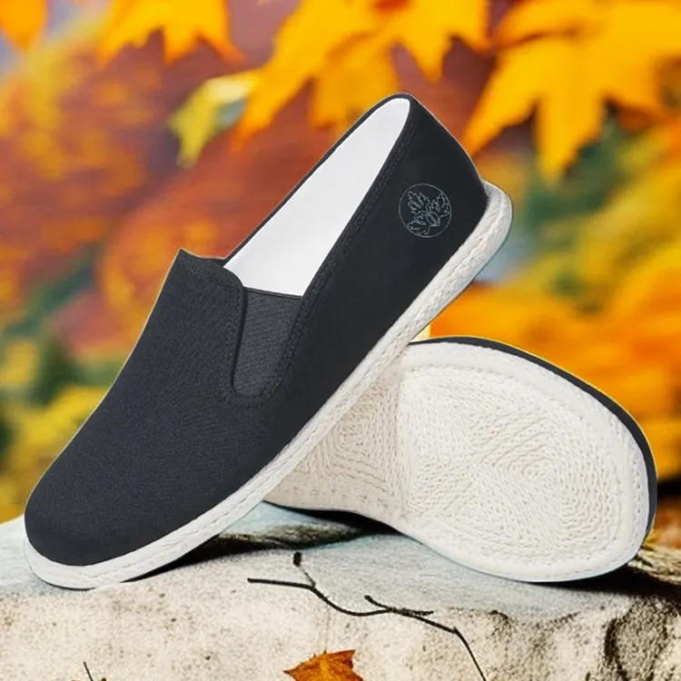 布师傅老北京布鞋老字号艾草手工纳底老爸鞋品牌透气男士老年鞋