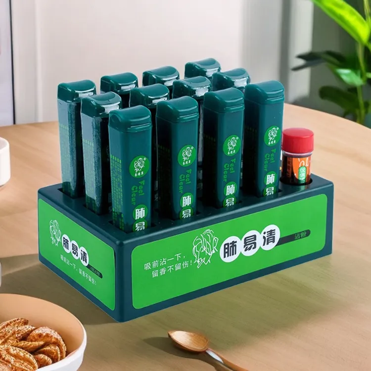 正品肺易清菸沾粉薄荷清凉沉香友爽天然藏香花香型清爽润喉12支装