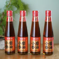 中华老字号水代法小磨香油无添加优质芝麻油402毫升每瓶4瓶装