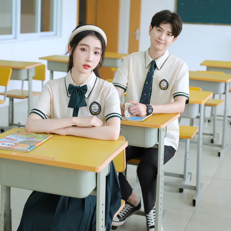 夏季学院风班服初中生表演服高中生比赛演出服套装小学生毕业校服