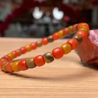 诚信经营支持年退换 精品昭通包浆网红款直切手串5mm+ 多样性发一