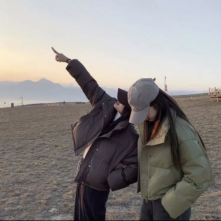 棉服女秋冬季新款韩版小个子加厚面包服外套