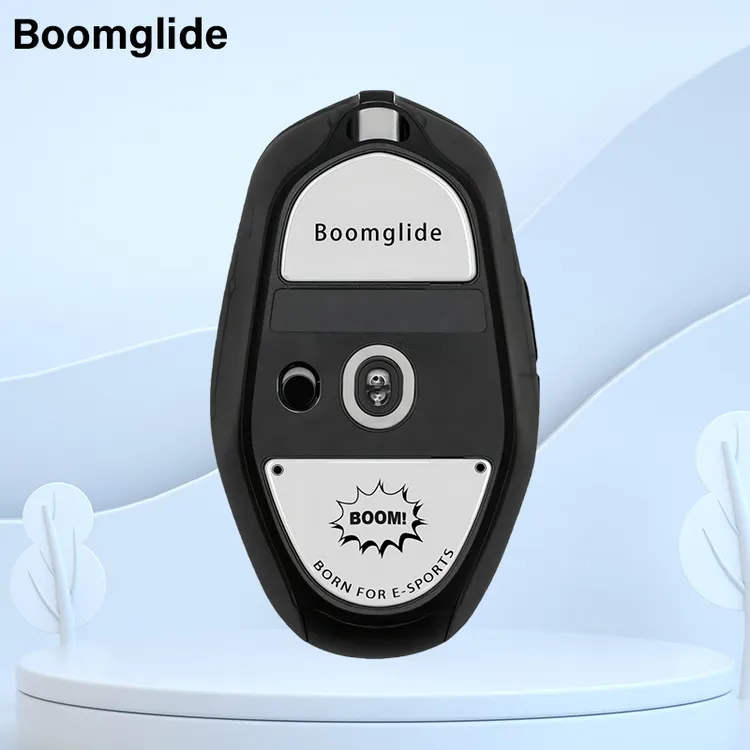 热款顺滑钢化玻璃鼠标脚贴适用于罗技无线G303 Shroud玻璃脚垫贴