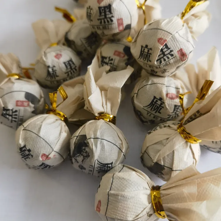 倩颖易武麻黑古树龙珠普洱茶 易武茶的标杆品质 8克/颗＊5颗 