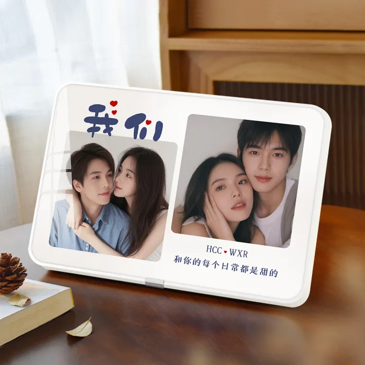 diy定制照片相框合照洗打印相片做时尚礼物相册高级纪念摆台件520