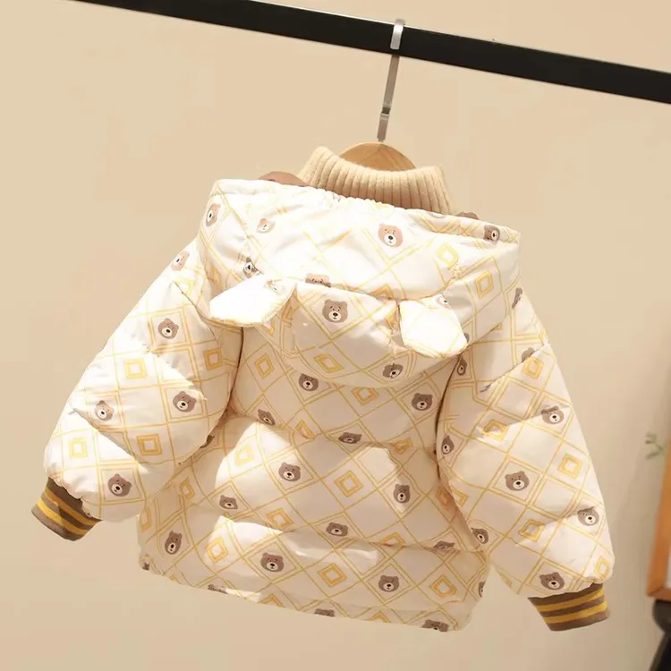 宝宝棉服新款套装冬装婴儿棉袄男童卡通加厚小童1冬季棉衣外套5岁