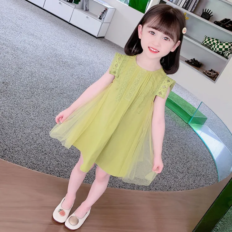 女童连衣裙夏季2025新款网红薄款宝宝夏天女孩儿童装夏装公主裙子