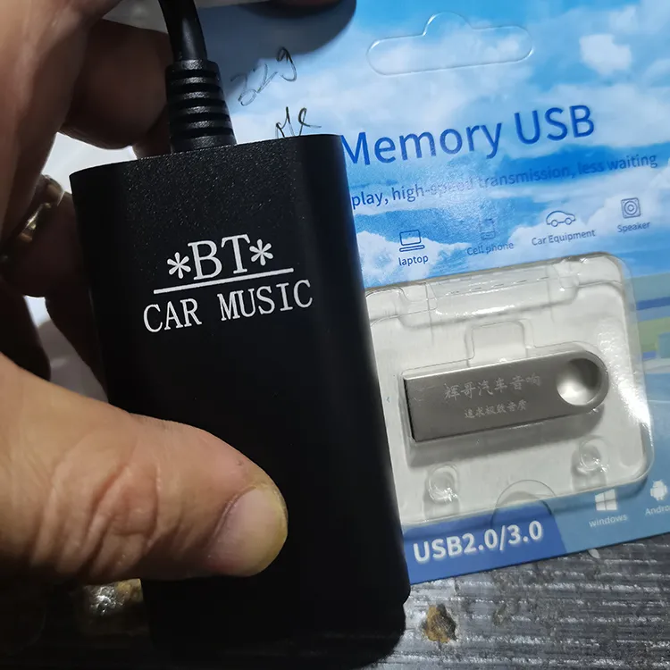 12代皇冠凯美瑞锐志音乐版CD机加装USB蓝牙模块数码歌曲碟盒经典