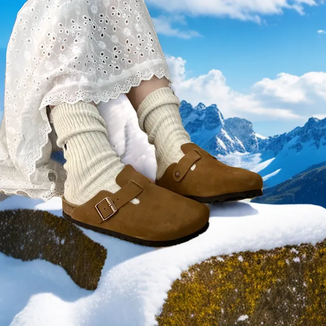 2024年新女鞋居家博肯鞋厚底平底防滑软底时尚网红情侣博肯女鞋in