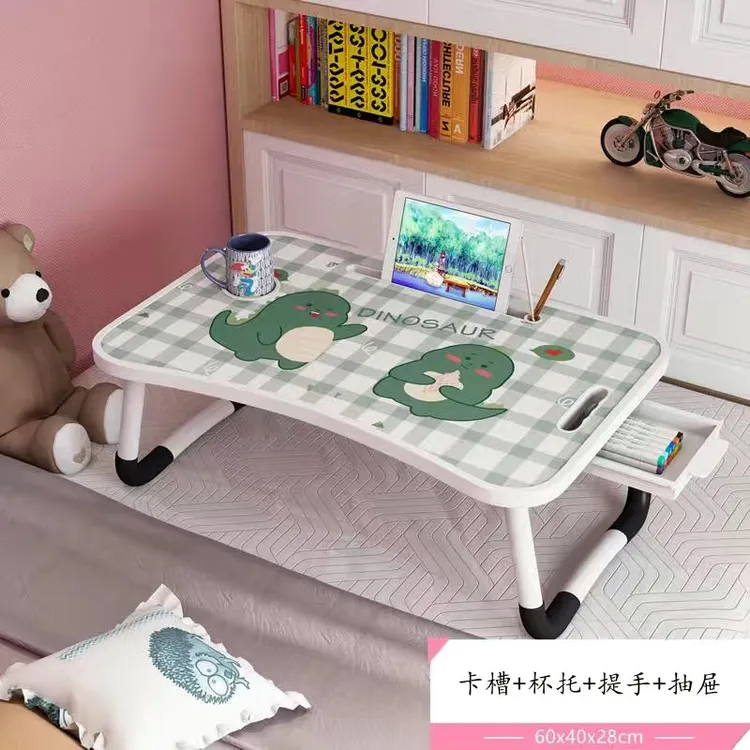 书桌可折叠笔记本电脑桌学生卧室学习桌出租房多功能折叠桌小桌子