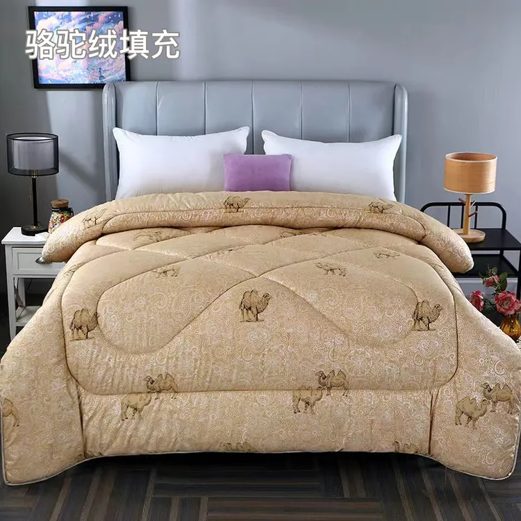 新款单人驼绒被加厚冬被春秋被厚被芯学生宿舍褥子速热驼毛被正品