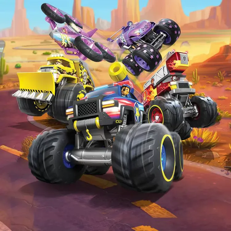 【救援大车队】汪汪队立大功丨新大脚车洛希布巴车队第十季玩具车