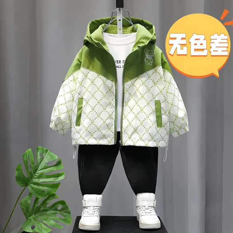 【热销爆款】儿童男童秋款外套新款中小童春秋韩版儿童帅气上衣潮款
