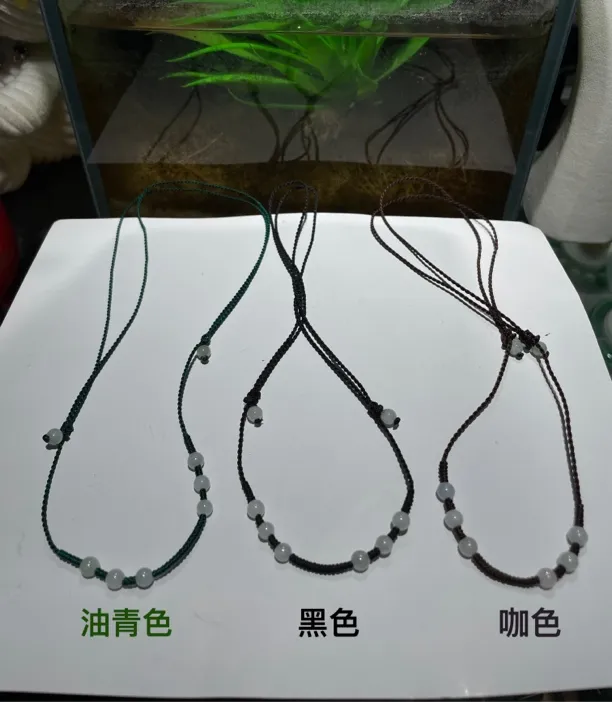 怪斋文化天然翡翠玉珠绳艺气质轻奢经典珠珠中古精美定制款