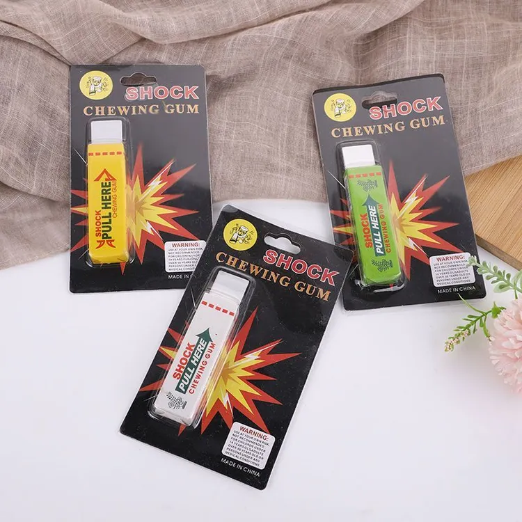 整蛊趣味口香糖带电的口香糖恶搞电人玩具触电玩具创意小礼物