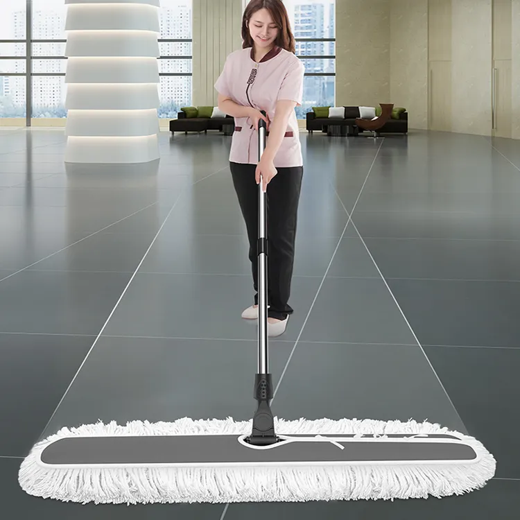 商用平板拖把大面积家用大号尘推酒店商场排拖懒人大拖把工厂保洁