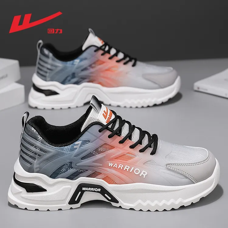 回力男鞋夏季透气2026新款男士休闲跑步运动夏季爆款厚底老爹潮鞋商品图