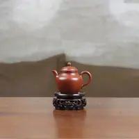 【大基罗斯底款】朱泥-秋水壶-容量200CC左右。