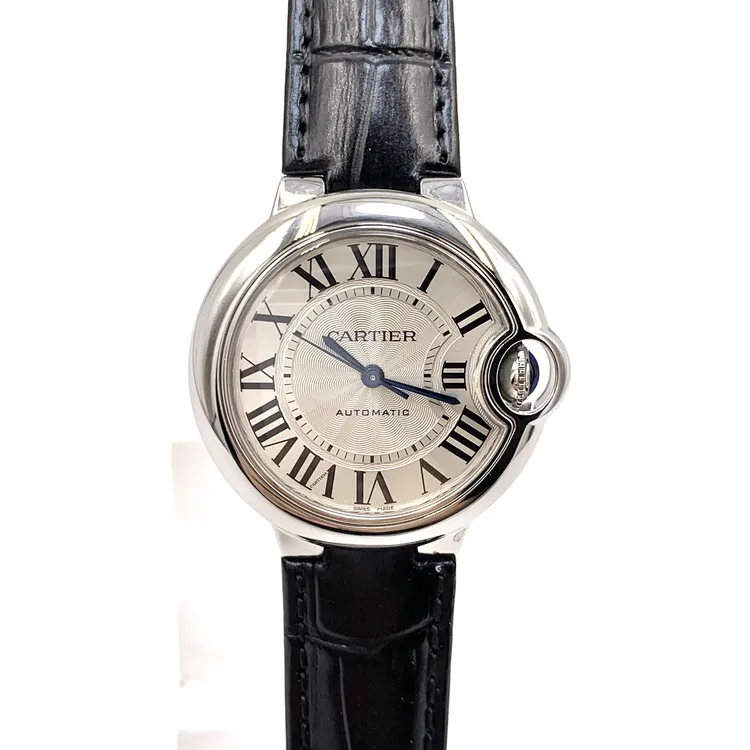 99新 Cartier/卡地亚 蓝气球/精钢/自动机械/表径36mm/女表