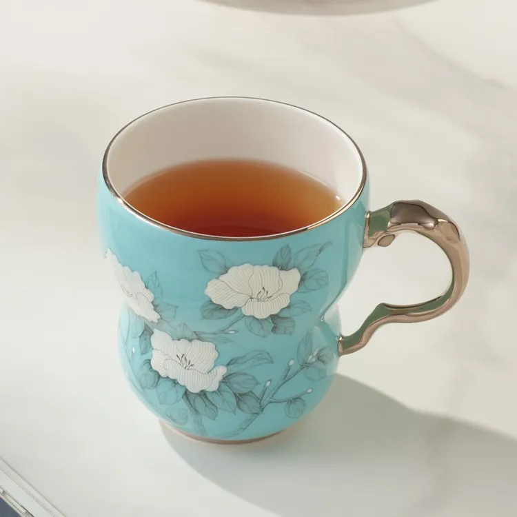 手绘蓝杯碟套组【集合】