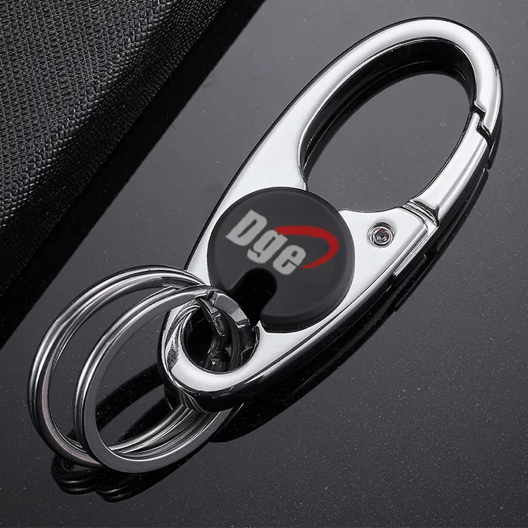 【新款钥匙扣】简约不锈钢304金属钥匙扣男女创意腰挂锁匙扣圈链