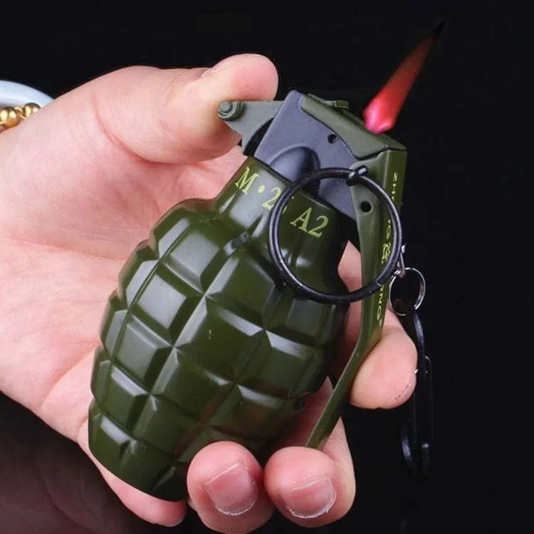 (百变火机）手X模型红焰金属防风可充气打火机创意个性炫酷挂件