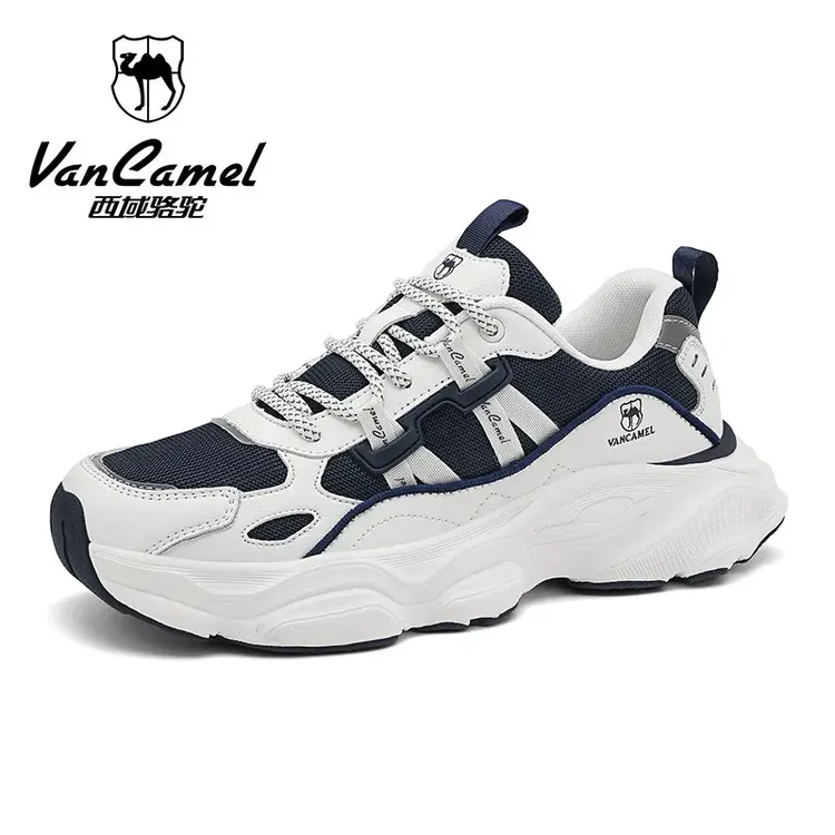 VANCAMEL/西域骆驼情侣运动鞋休闲男鞋网面百搭跑步鞋XYLT001时尚