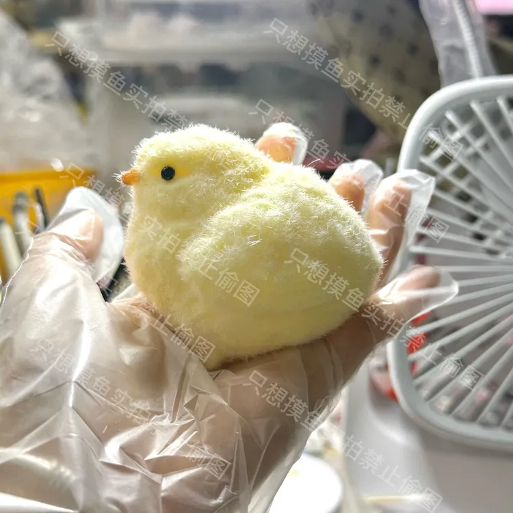 手工制作食品级硅胶小鸡捏捏摆件