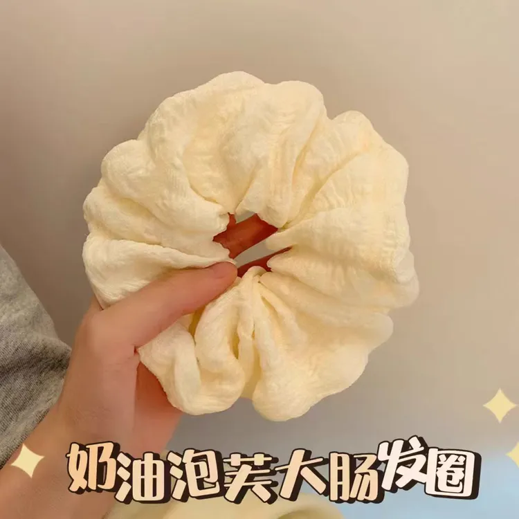 大肠发圈女发绳高级感头绳扎头皮筋日韩式头花头饰发饰旗舰新款