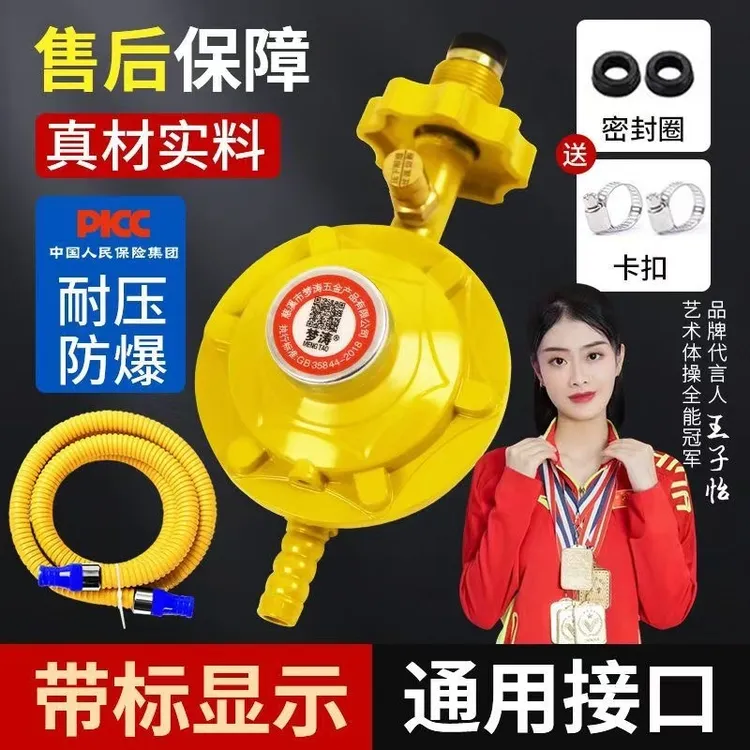 新国标升级款减压阀0.6液化气低压阀煤气安全阀自闭阀定压防爆阀