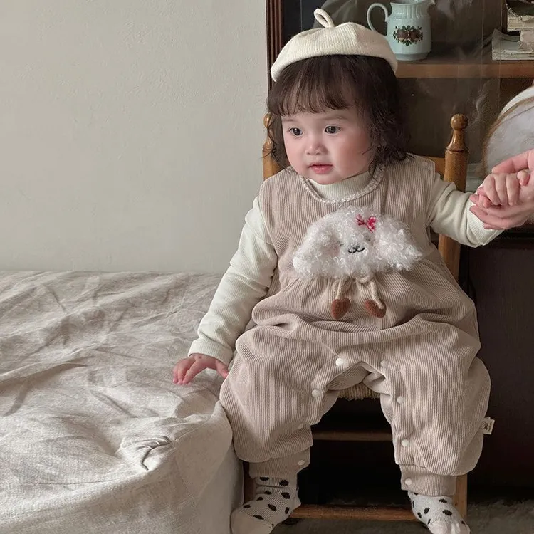 两件套年加厚套装云朵宝宝婴儿秋冬2024外出服保暖衣服卡通韩版女