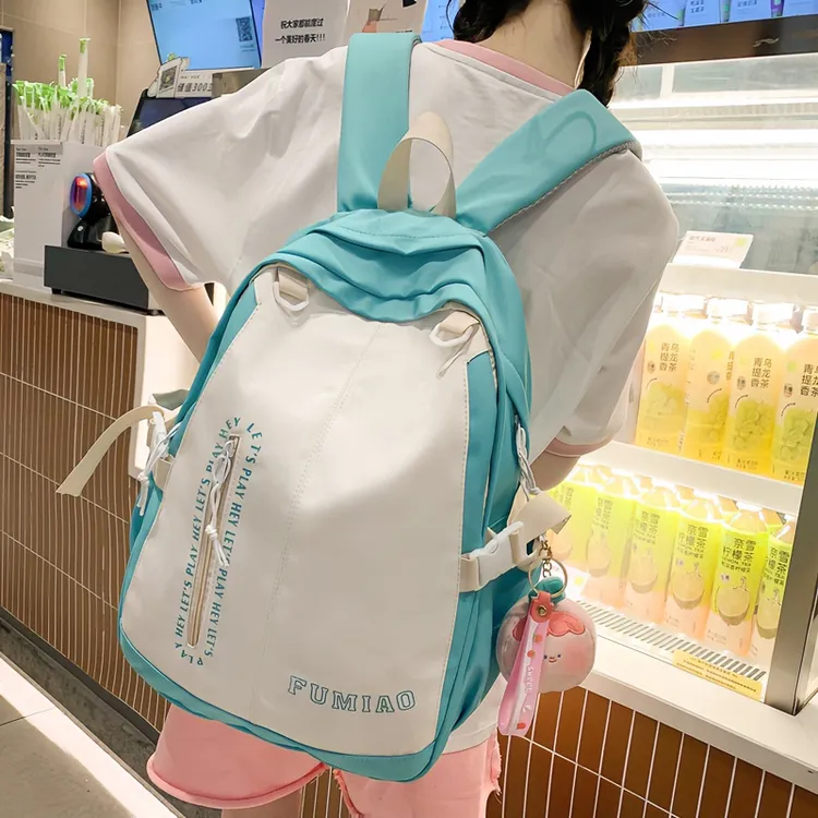 书包女日系初中生高中学生百搭大容量双肩包ins可爱软妹少女背包